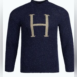 Harry Potter Wizarding World ‘H' Sweater Navy XS NWT